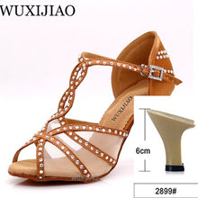 Load image into Gallery viewer, WUXIJIAOLatin dance shoes